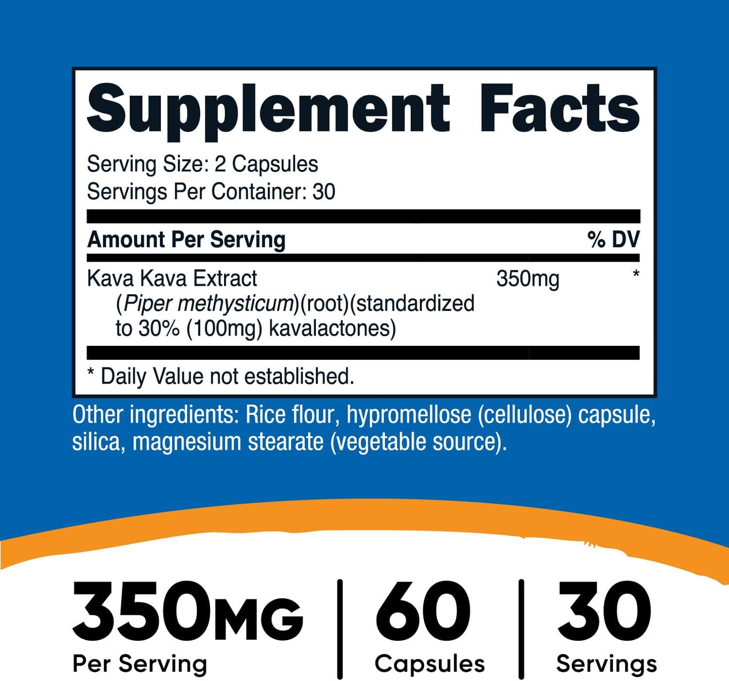 Nutricost Kava Kava Capsules (350 MG)