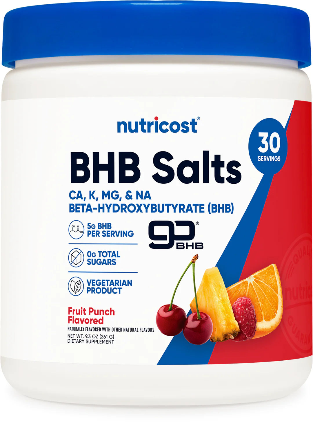 Nutricost Ketone BHB Salts 4-in-1 Powder (267G) (Flavored)