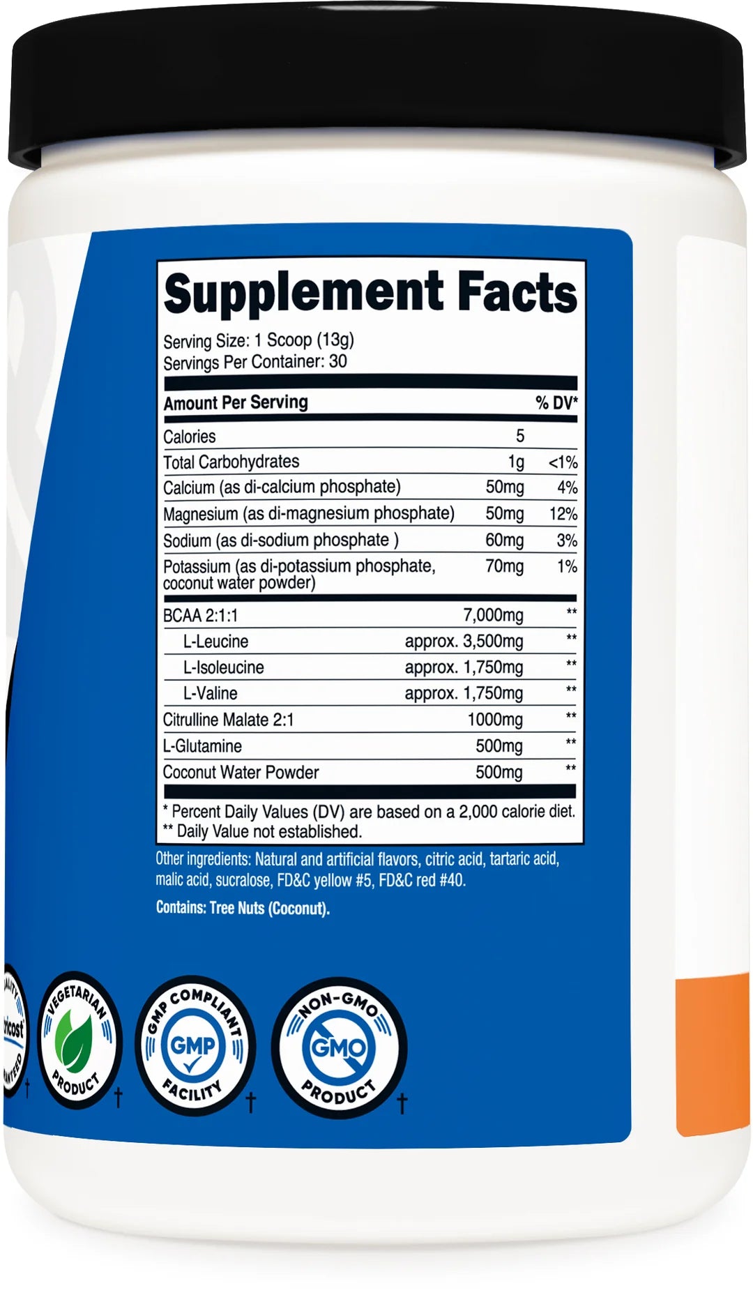 Nutricost BCAA + Hydration Powder (30 SERV) (Flavored)