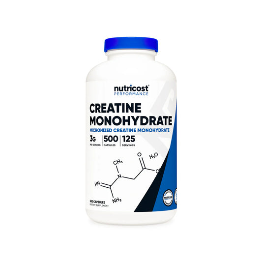 Nutricost Creatine Monohydrate Capsules (3,000 MG)