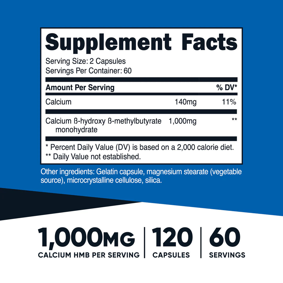 Nutricost HMB Capsules (500 MG)