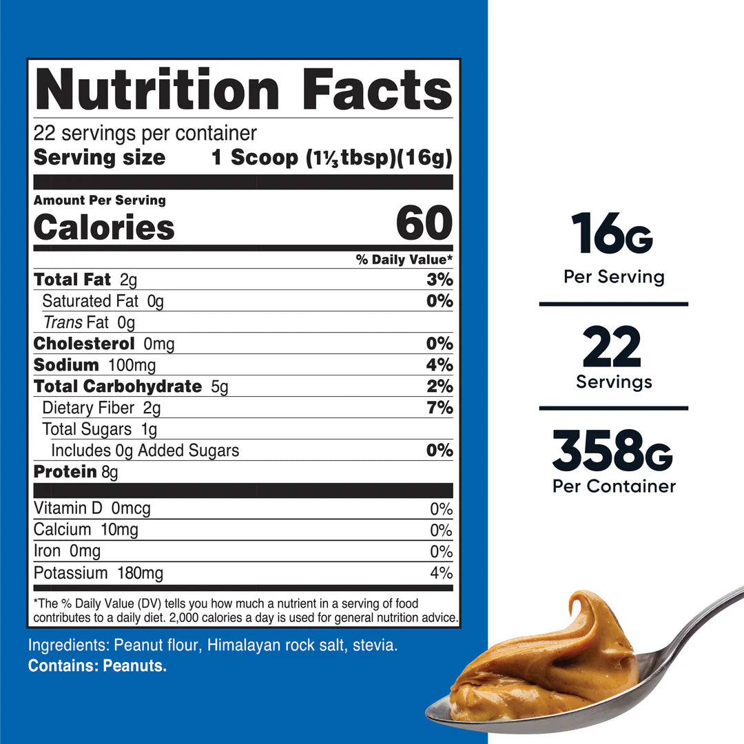 Nutricost Peanut Butter Powder (No Sugar Added) (11.5 OZ)