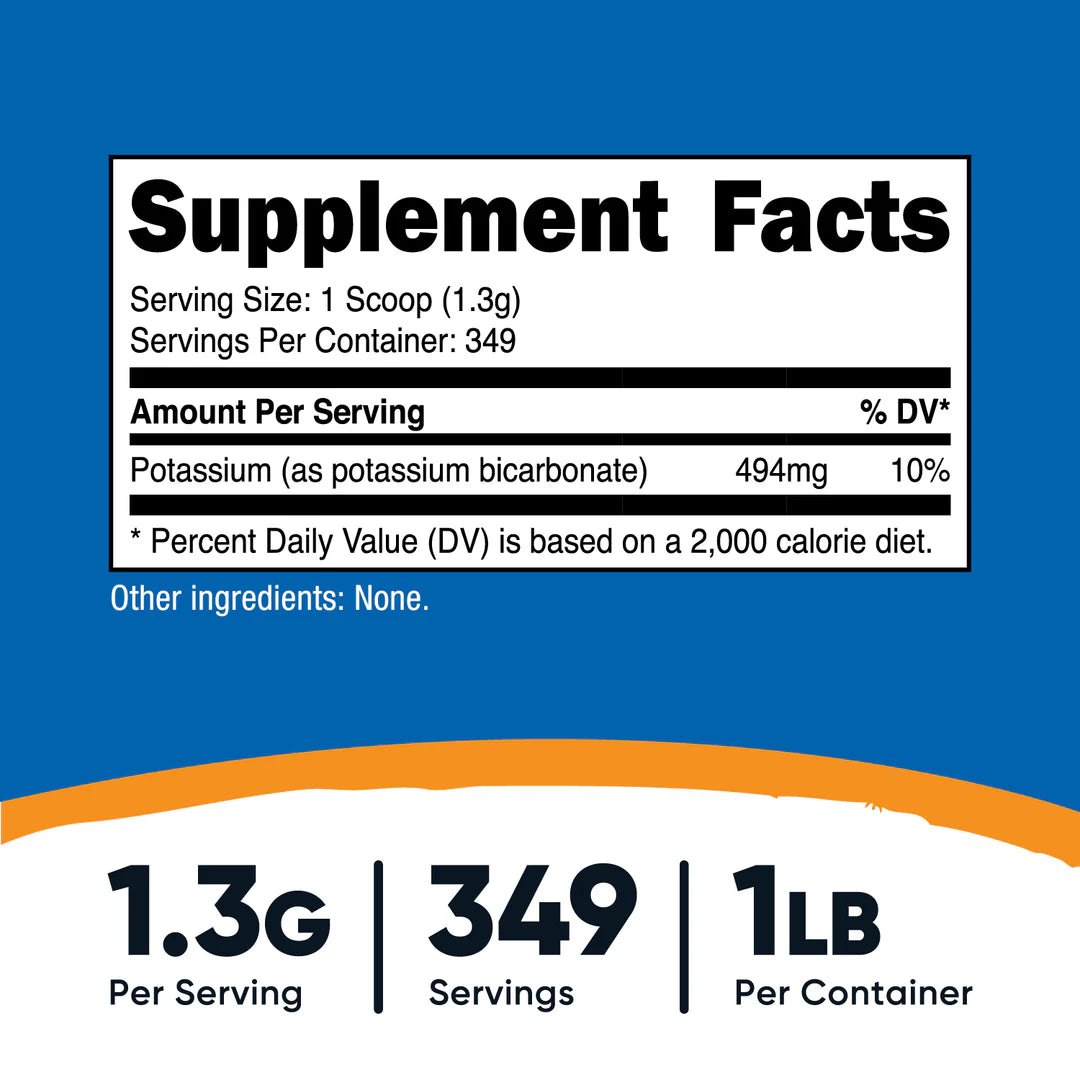 Nutricost Potassium Bicarbonate Powder