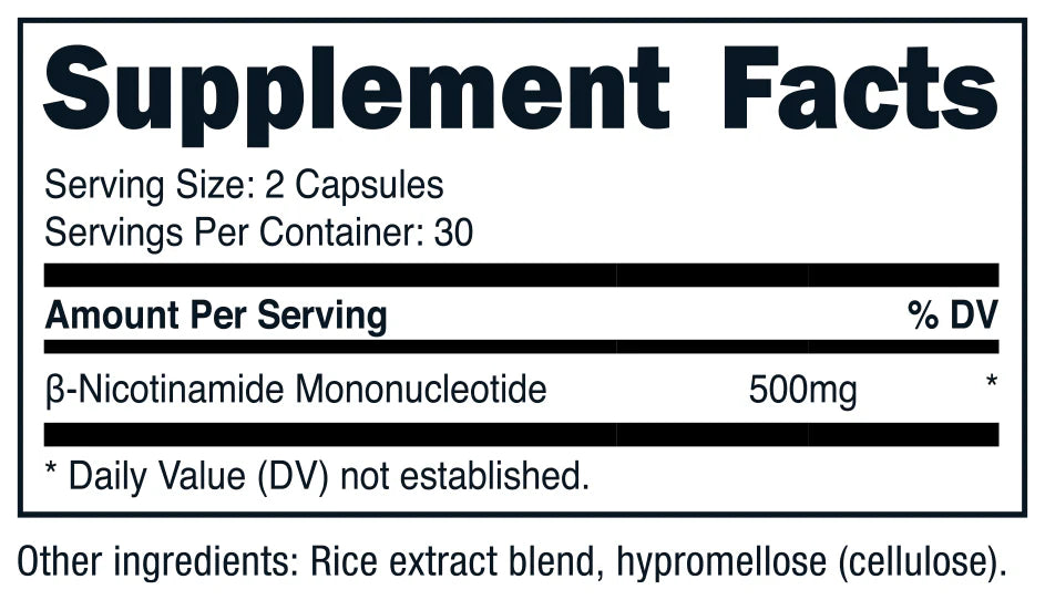 Nutricost NMN (Nicotinamide Mononucleotide) Capsules