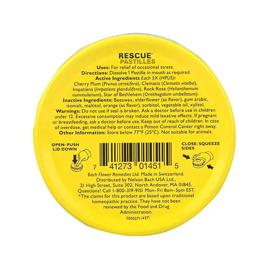 Bach Flower Remedies Rescue Pastilles (50g)