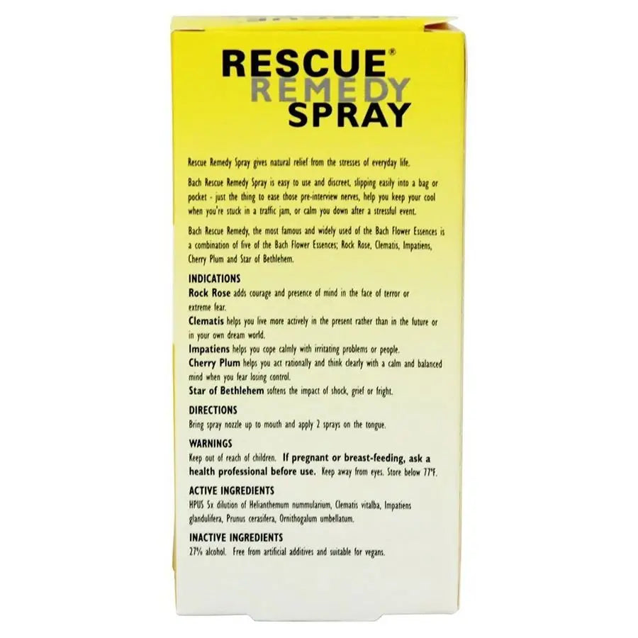 Spray de sauvetage des fleurs de Bach