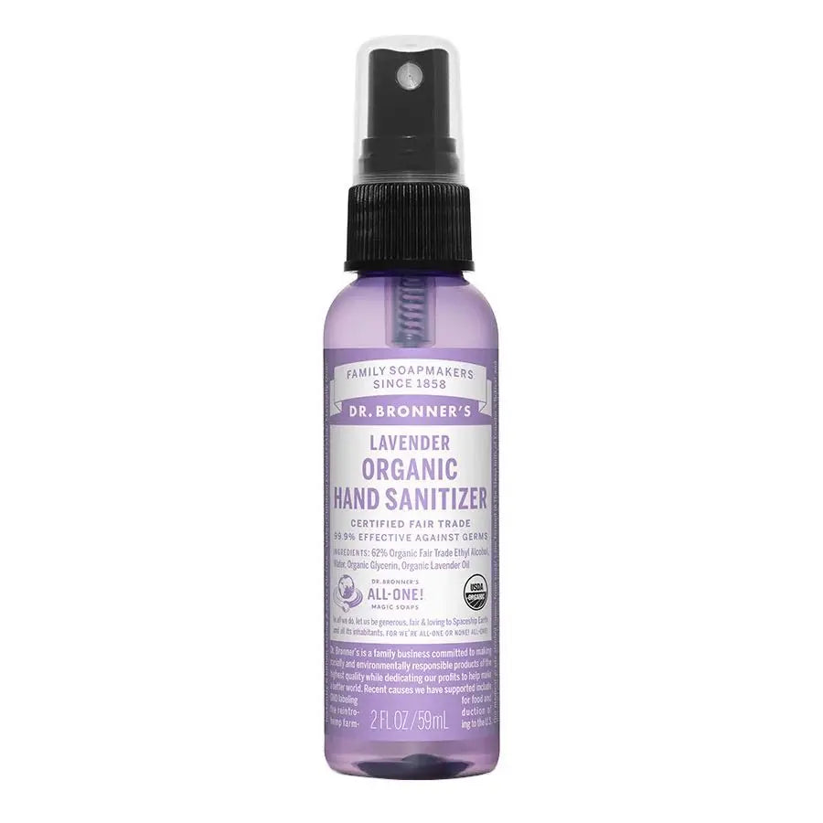 Spray desinfectante orgánico para manos del Dr. Bronner (2 oz)