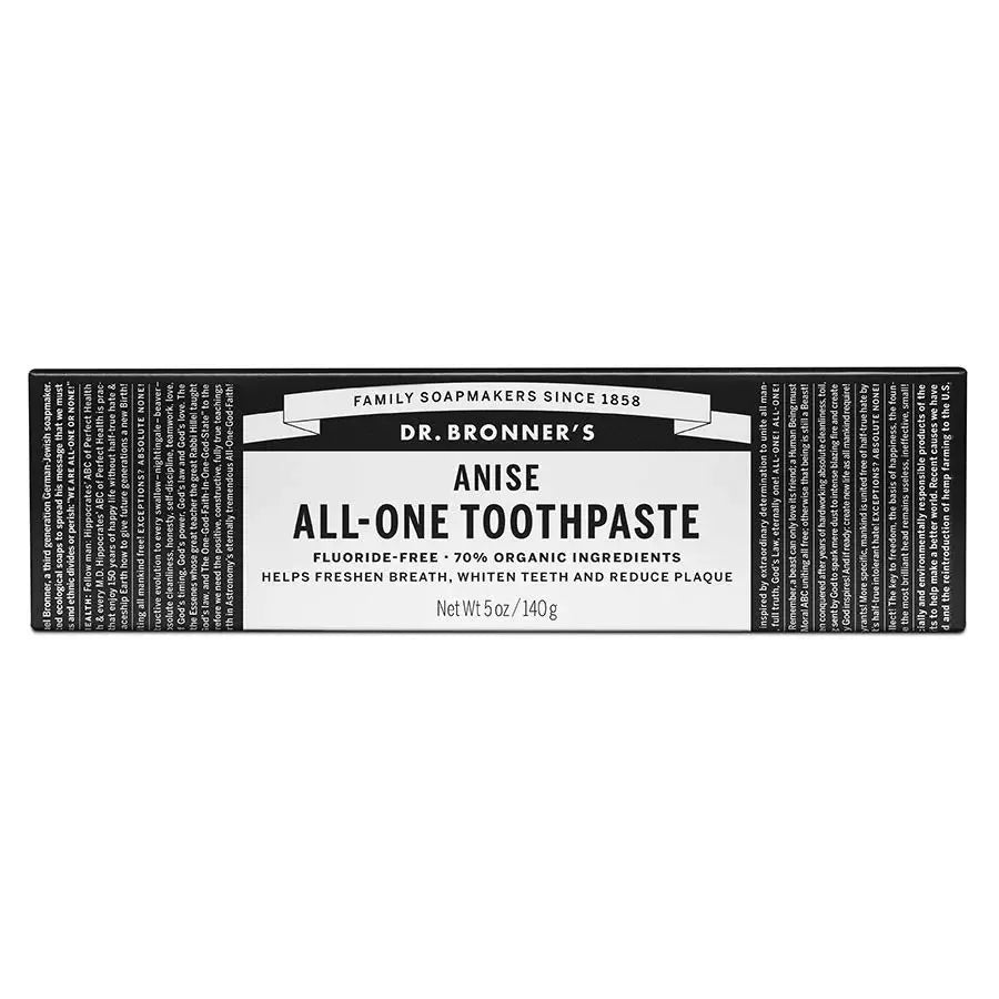 Dr. Bronner's Fluoride Free Anise Toothpaste (5 oz)