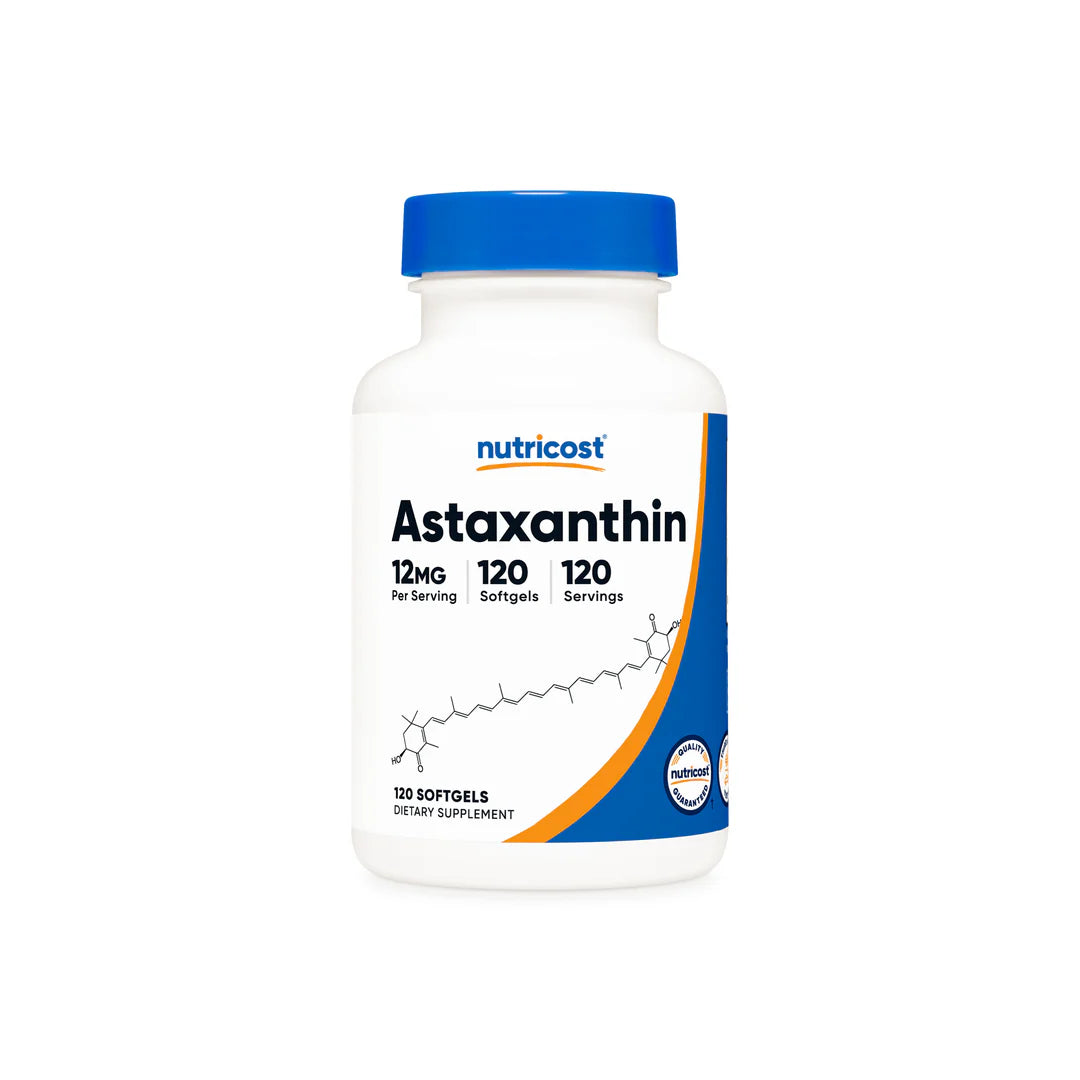 Nutricost Astaxanthin Softgels (120 Softgels)