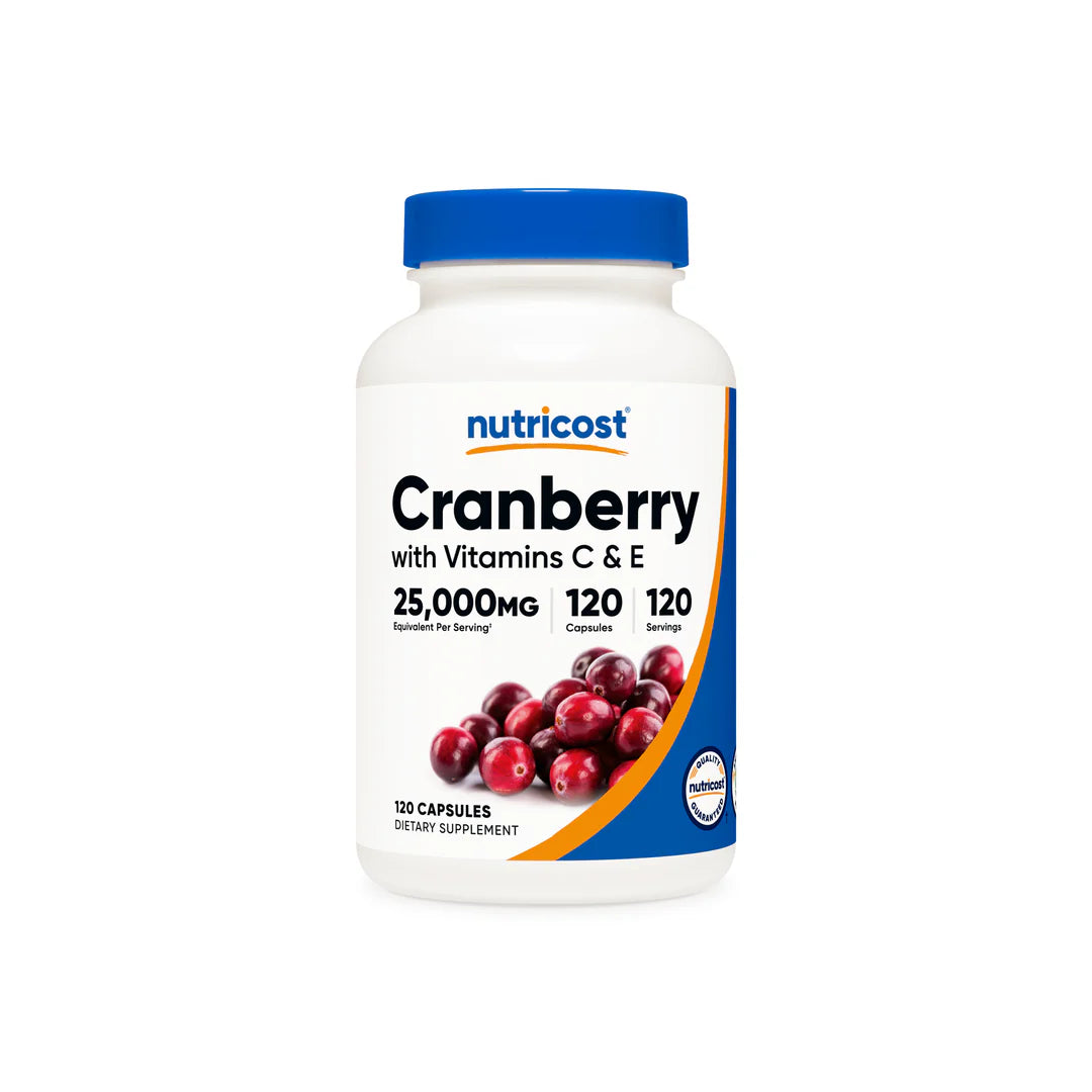 Nutricost Cranberry Extract Capsules (500 MG) (120 Capsules)