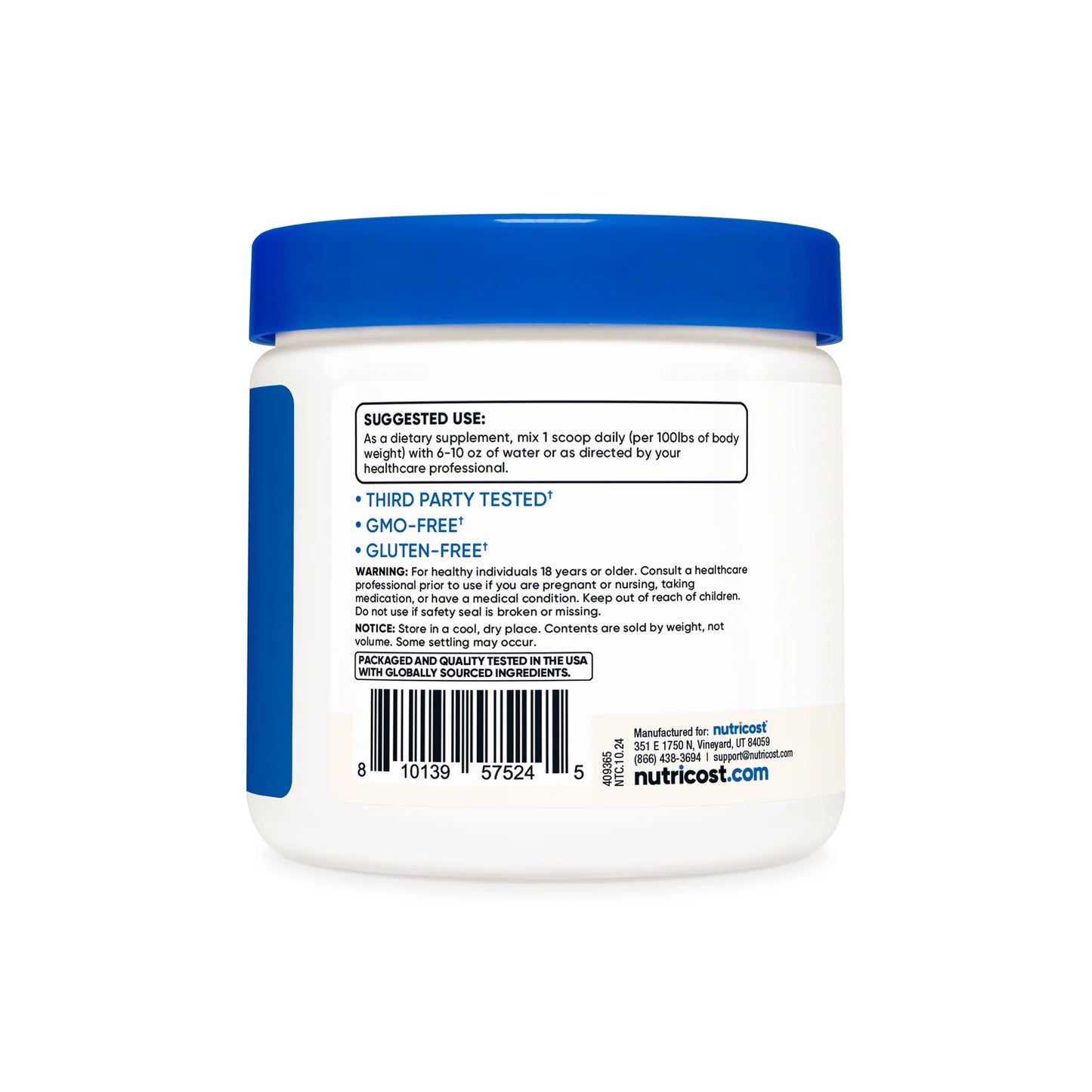 Nutricost Creatine HCI Powder (8 Oz)