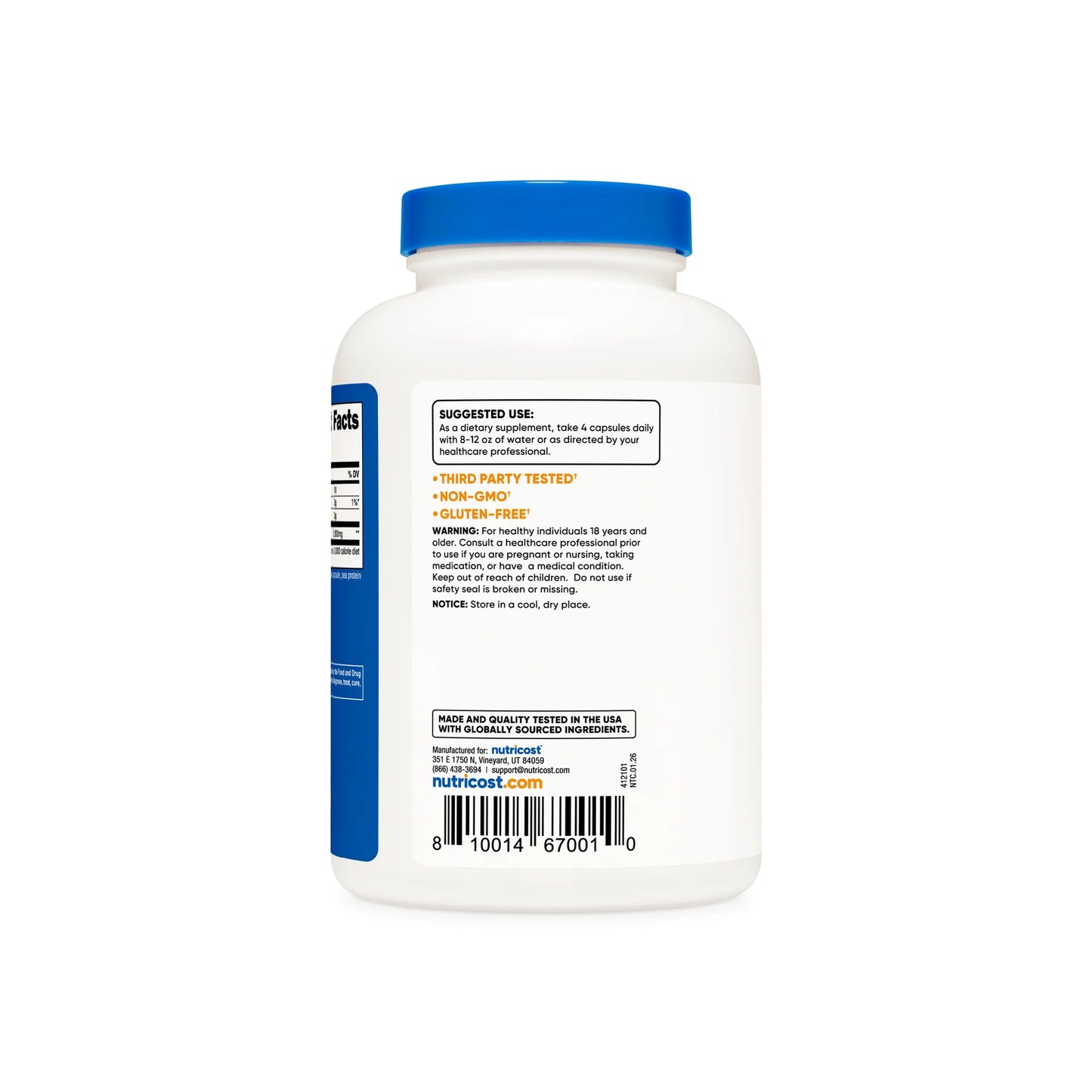 Nutricost D-Ribose Capsules (240 Capsules)