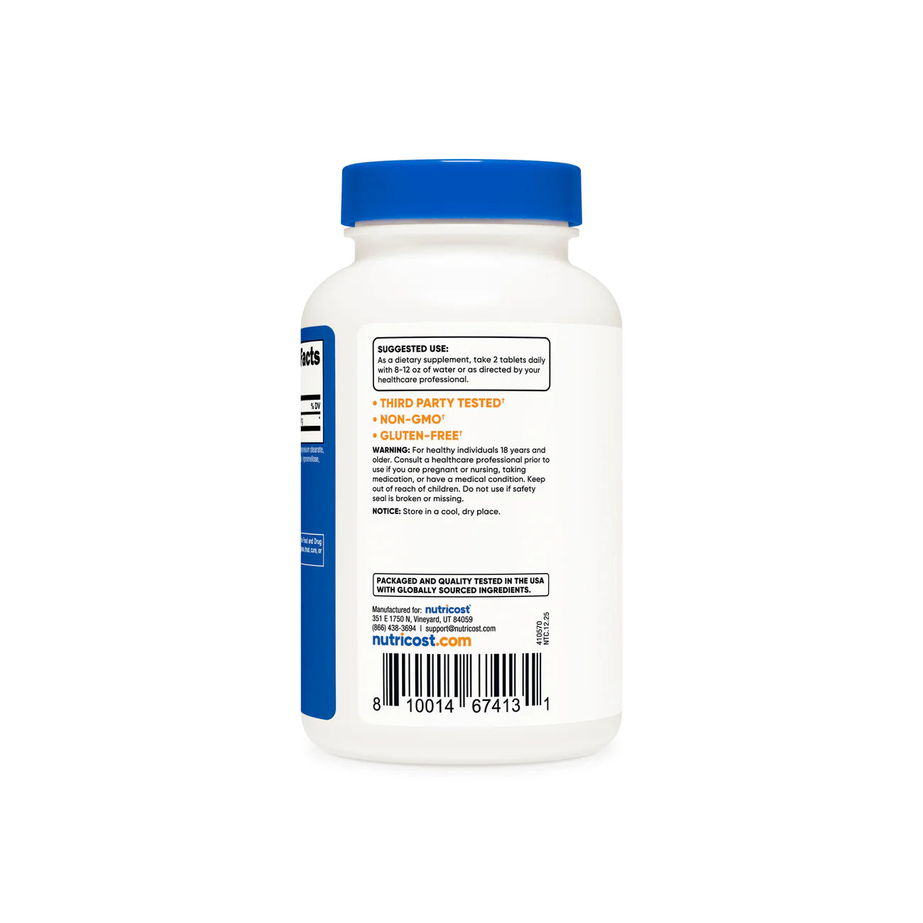 Nutricost L-Citrulline Tablets (120 Tablets)
