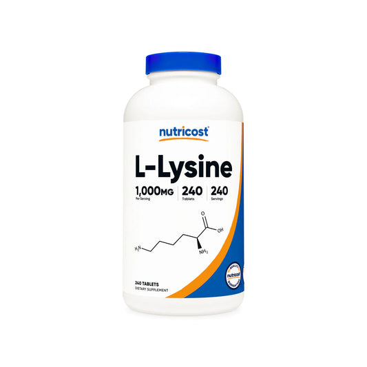Nutricost L-Lysine Tablets (1000 MG)