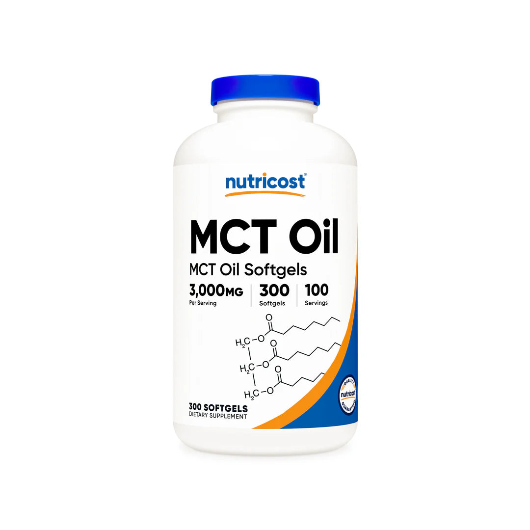 Nutricost MCT Oil Softgels (1000 MG)