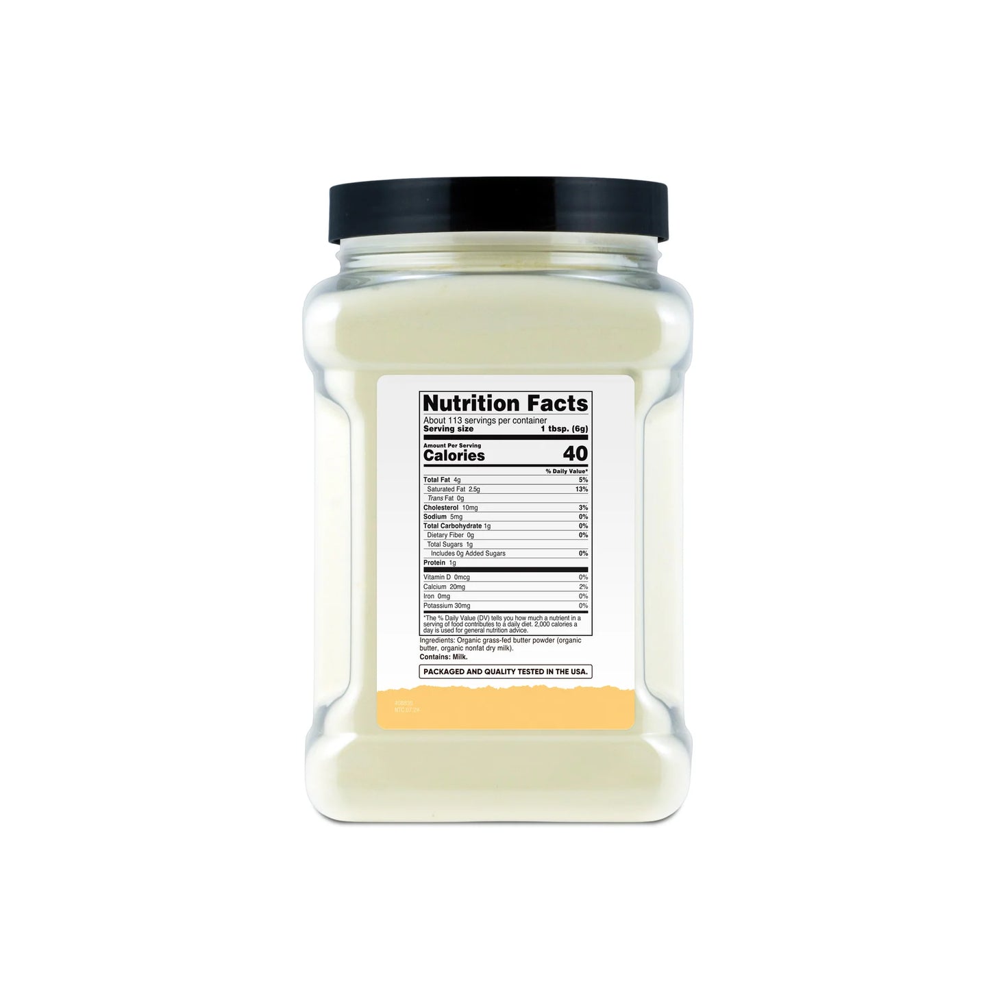 Nutricost Pantry Organic Grass-Fed Butter Powder (1.5 LB)