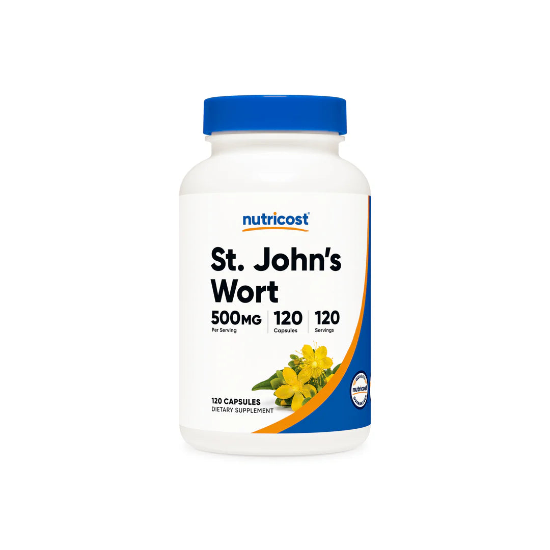 Nutricost St Johns Wort Capsules (500 MG) (120 Capsules)