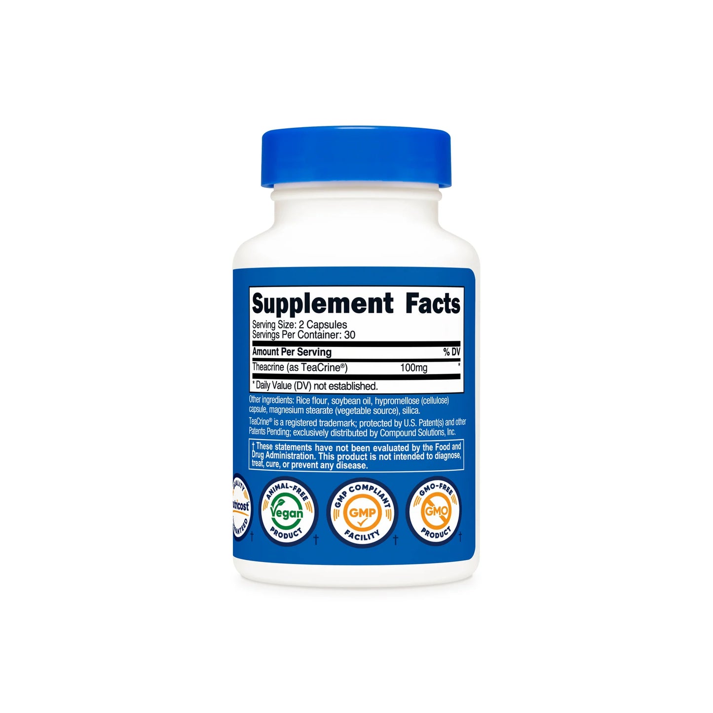 Nutricost Theacrine (Teacrine) Capsules