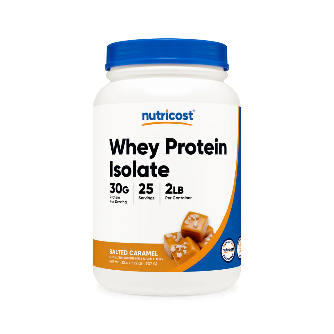 Nutricost Whey Protein Isolate Powder (2 LB)