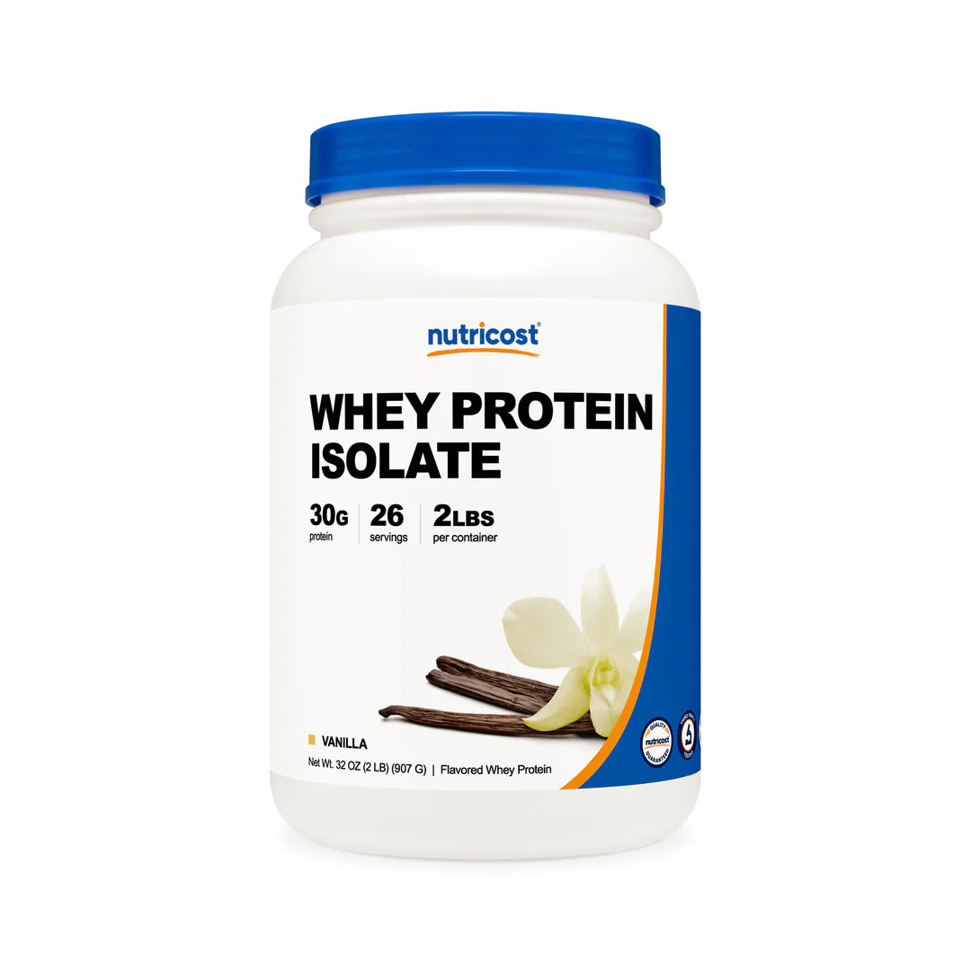 Nutricost Whey Protein Isolate Powder (2 LB)