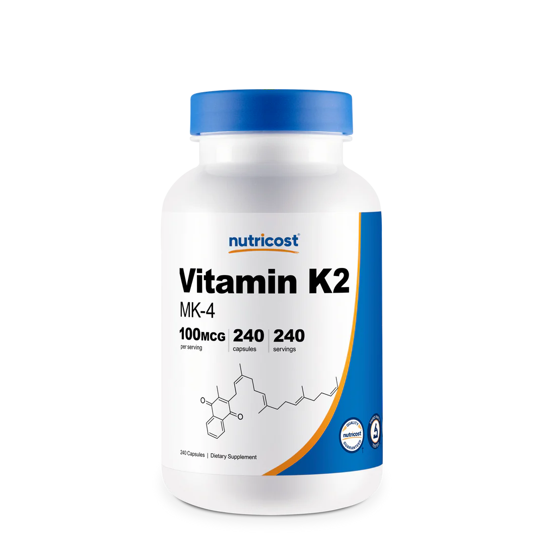 Vitamina K2 MK-4 Cápsulas (100 mcg) (240 Cápsulas)