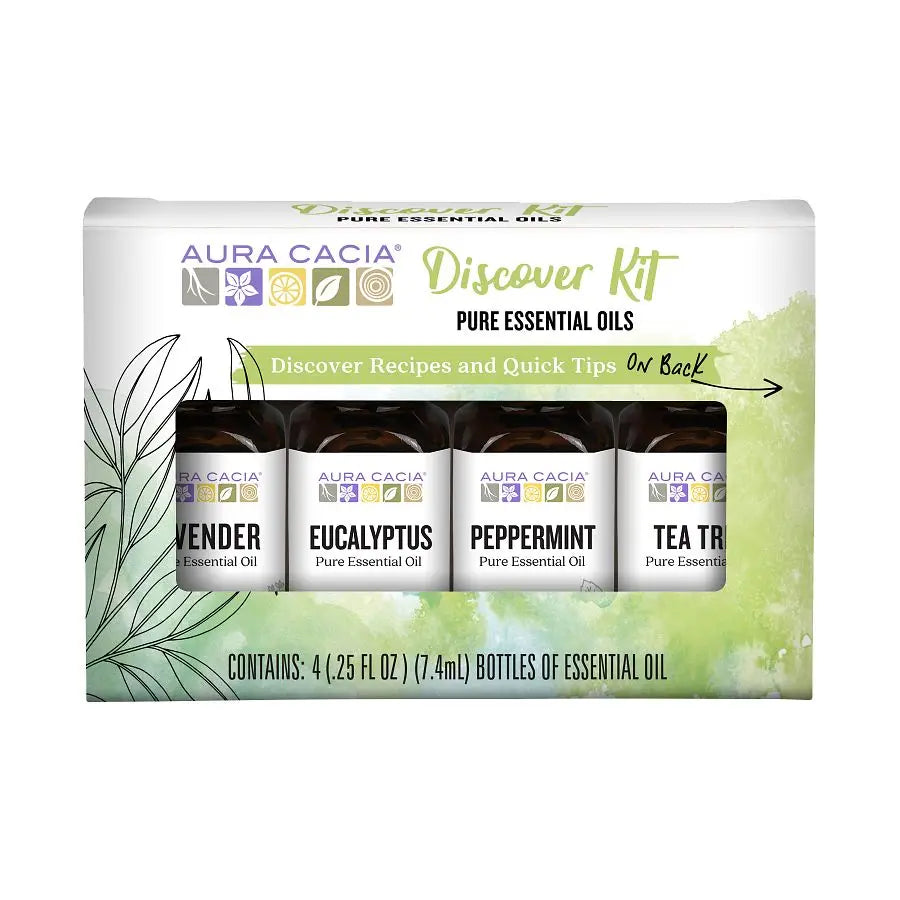 Aura Cacia Discover Essential Oil Aromatherapy Kit