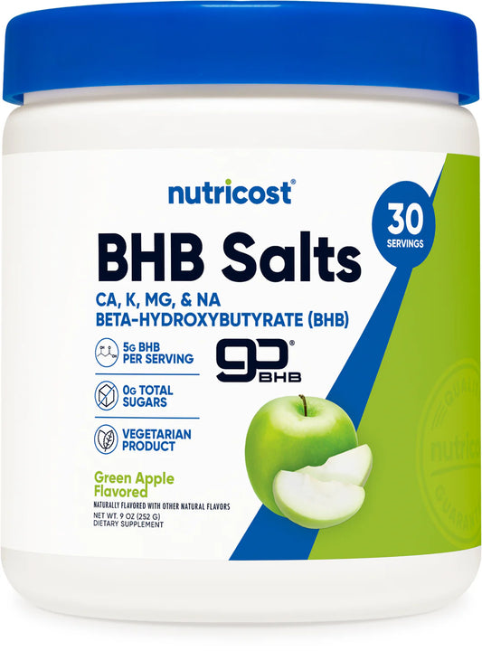 Nutricost Ketone BHB Salts 4-in-1 Powder (267G) (Flavored)