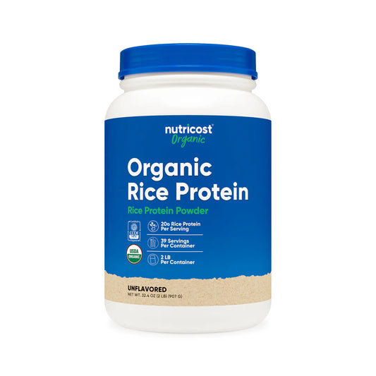 Nutricost Organic Rice Protein Powder (2 LB)