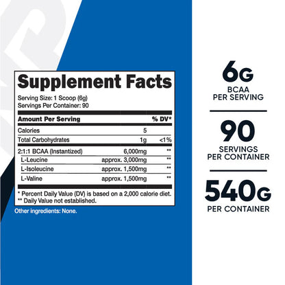 Nutricost BCAA Powder (90 SERV)