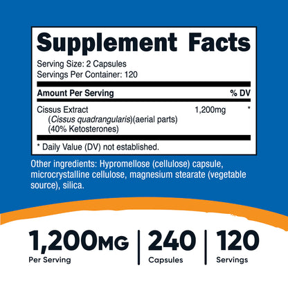 Nutricost Cissus Quadrangularis (600 MG)