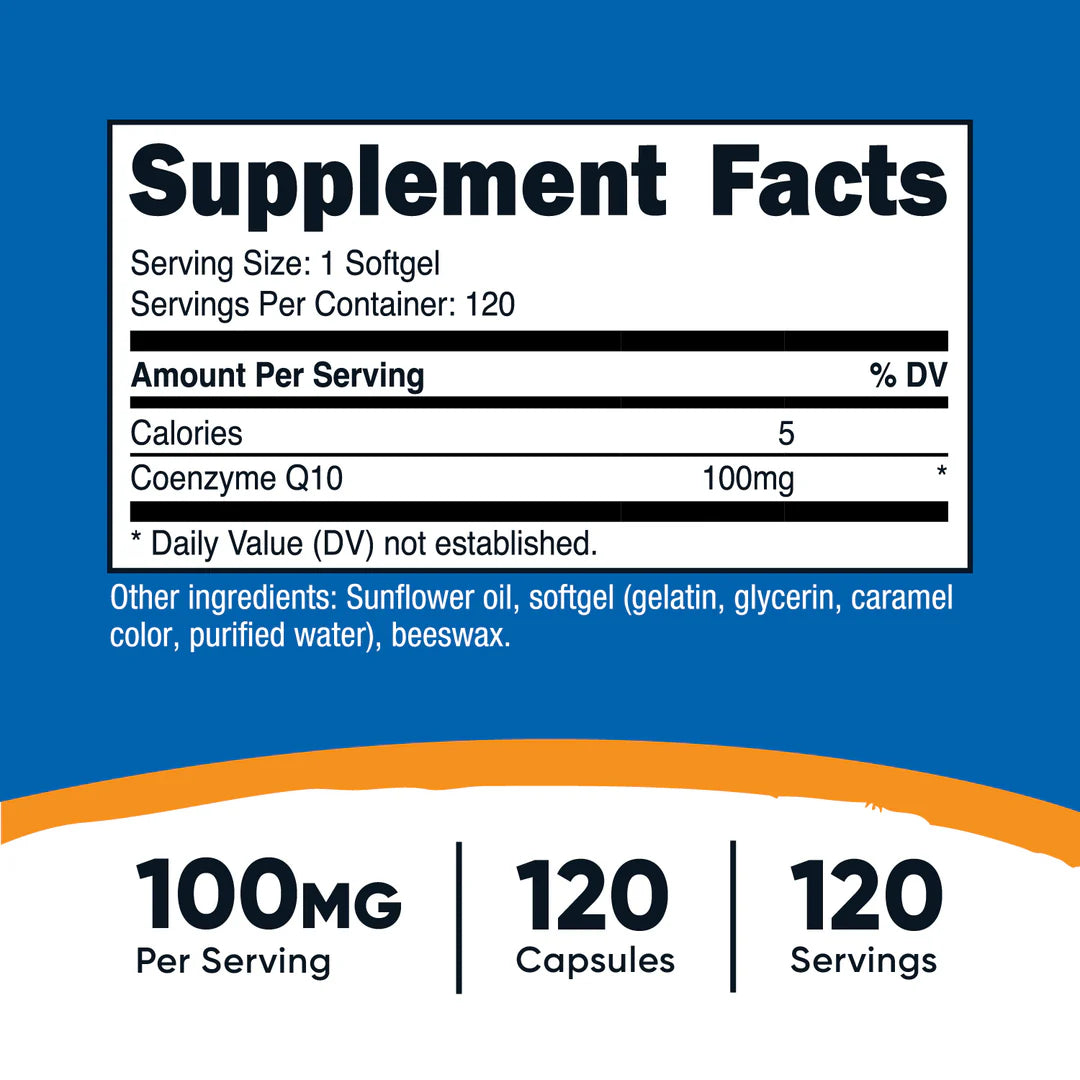 Nutricost CoQ10 Softgels (100 MG)