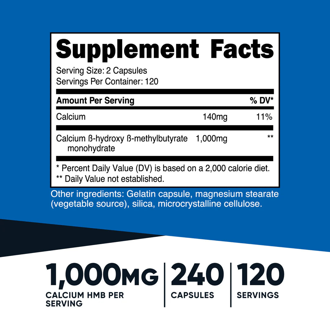 Nutricost HMB Capsules (500 MG)