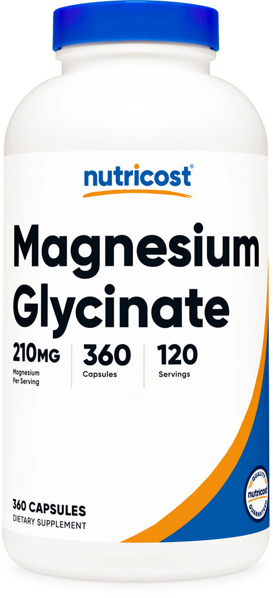 Nutricost 甘氨酸镁胶囊（210 毫克）