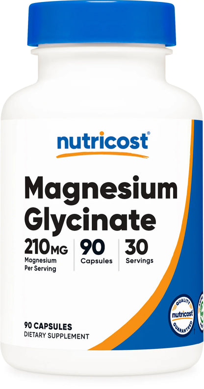 Gélules de glycinate de magnésium (210 MG)