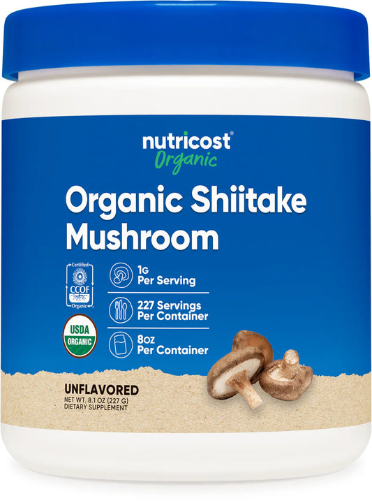 Nutricost Organic Shiitake Mushroom Powder
