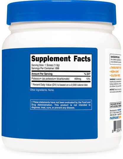 Nutricost Potassium Bicarbonate Powder