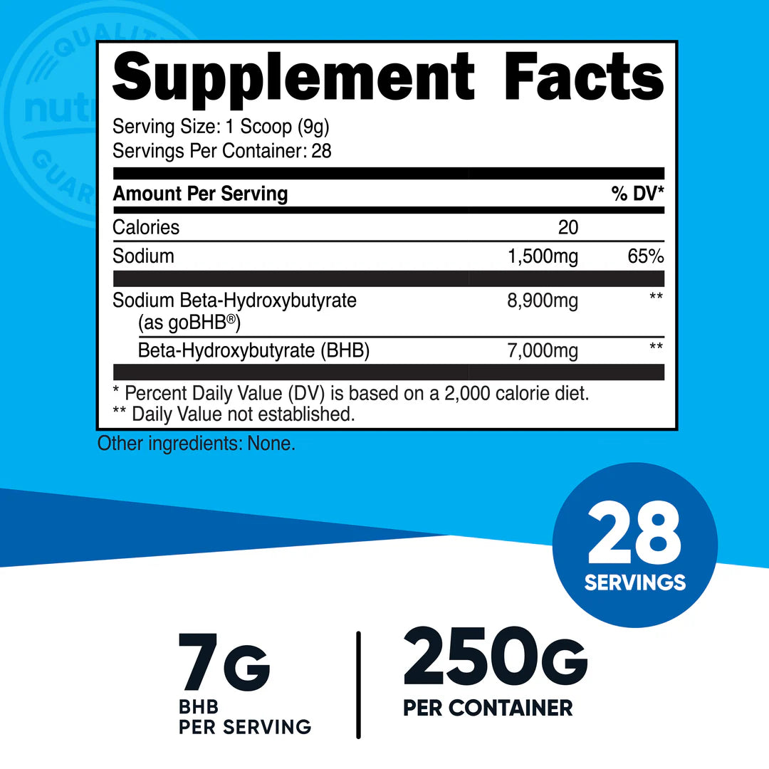 Nutricost Sodium BHB Powder (250G)