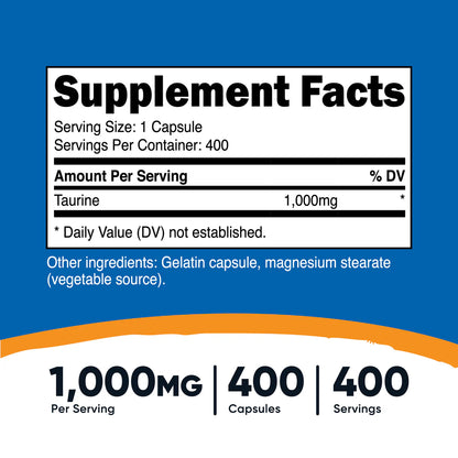 Nutricost Taurine Capsules