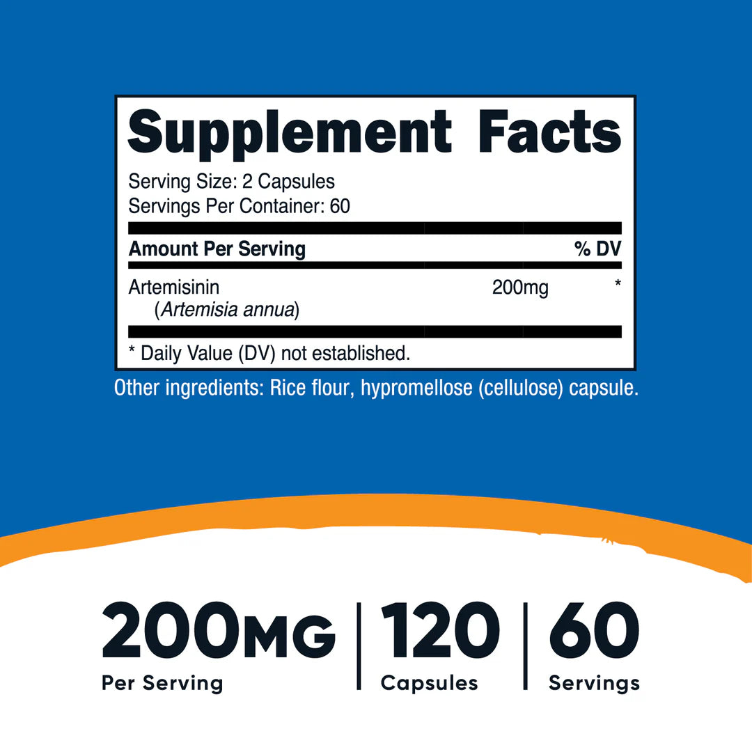 Nutricost Artemisinin Capsules (100 MG) (120 Capsules)