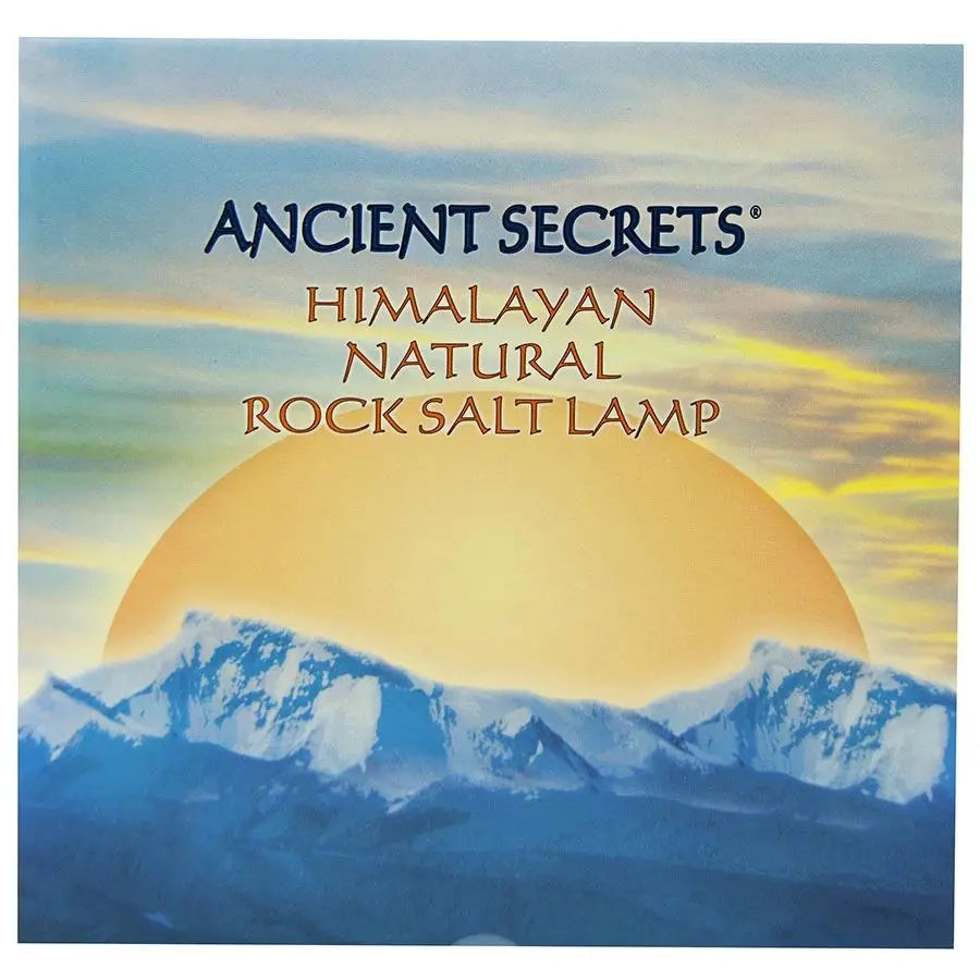 Große Himalaya-Steinsalzlampe von Ancient Secrets, groß, 6–8 Pfund.