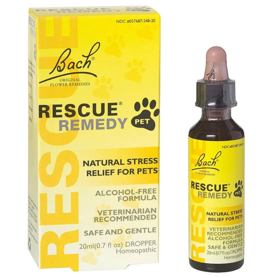 Bach Flower Remedies Pet Rescue Remedy Drops - Alcohol Free