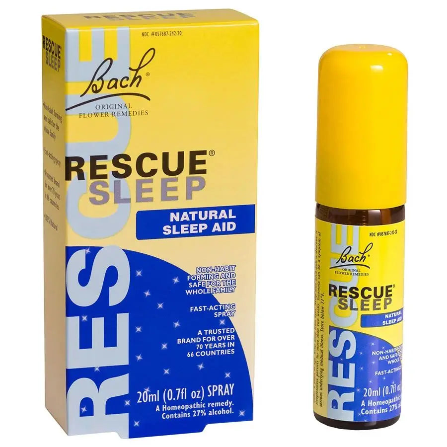 Spray para dormir de rescate de los remedios florales de Bach