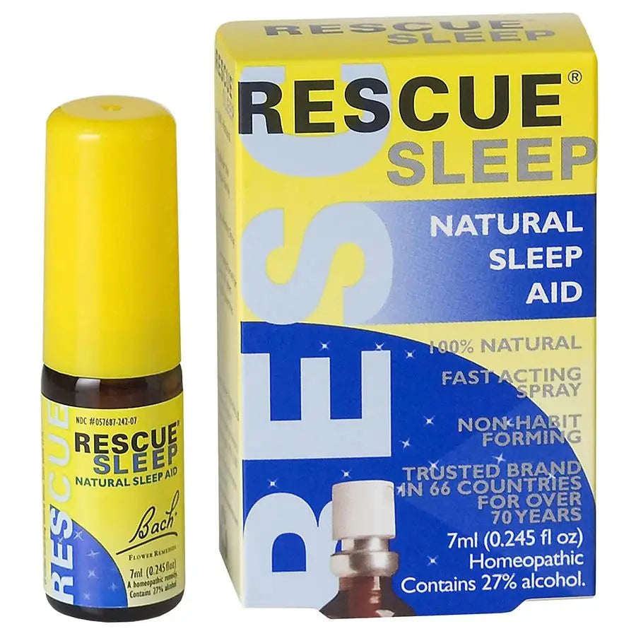 Spray para dormir de rescate de los remedios florales de Bach