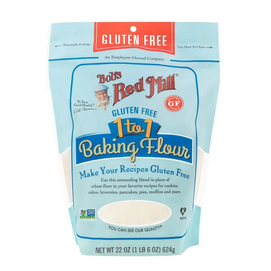 Harina para hornear 1 a 1 sin gluten de Bob's Red Mill (22 oz)