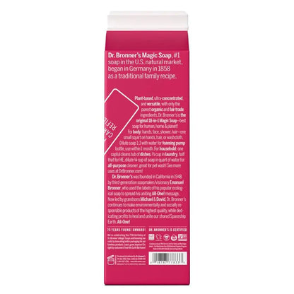 Dr. Bronner's 18-in-1 Reine Kastilienseife (32 oz) Nachfüllkarton