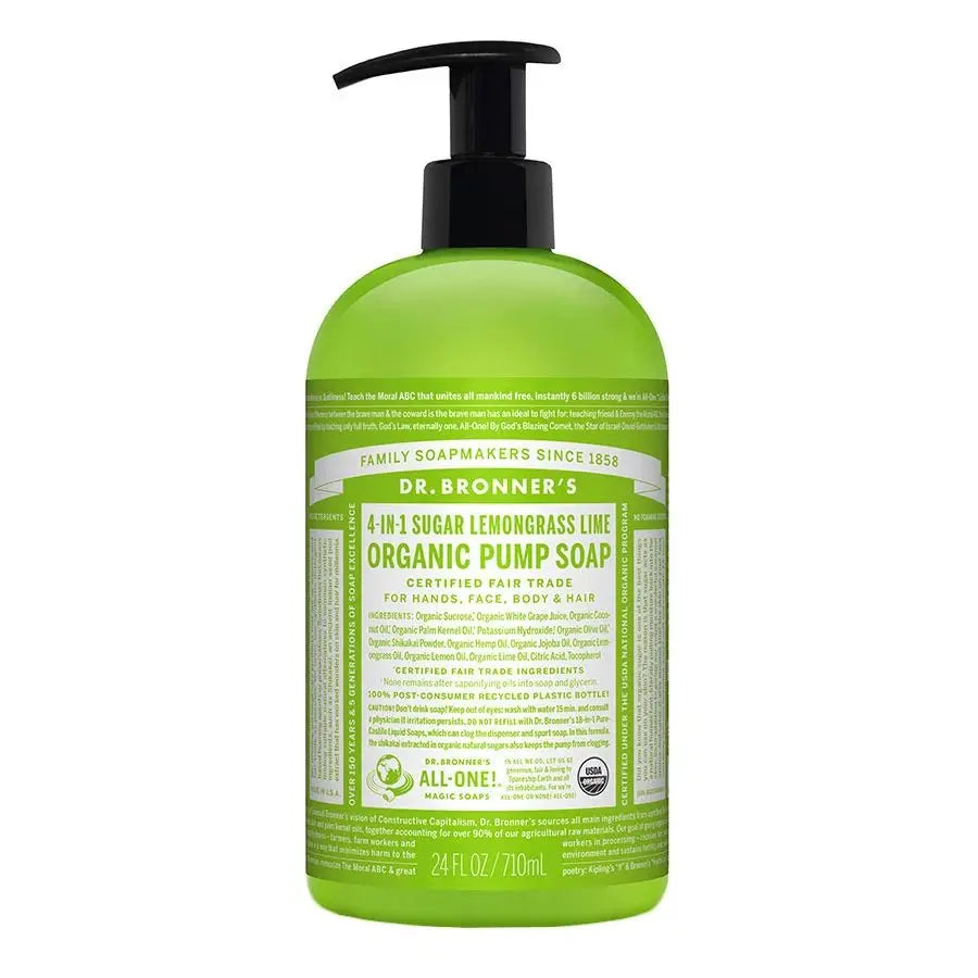 Jabón de azúcar orgánico del Dr. Bronner (24 oz)