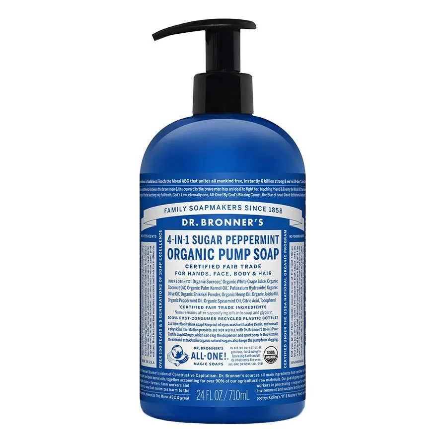 Jabón de azúcar orgánico del Dr. Bronner (24 oz)