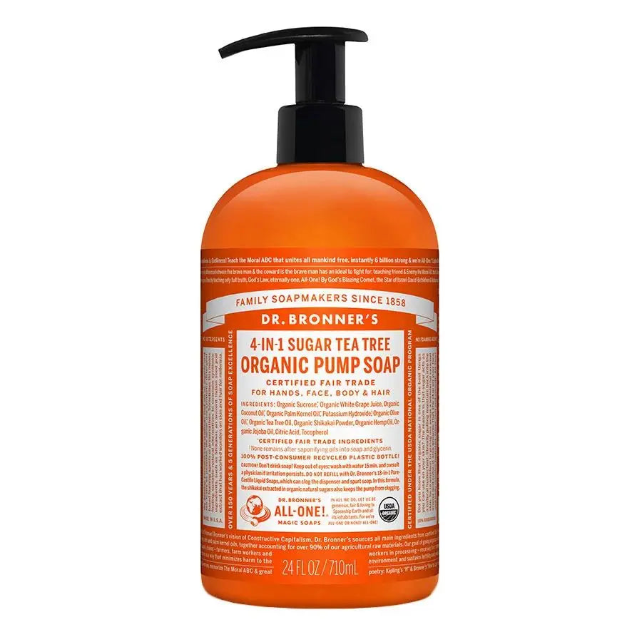 Jabón de azúcar orgánico del Dr. Bronner (24 oz)