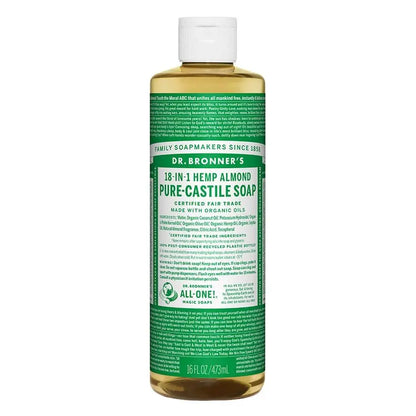 Jabón de Castilla puro 18 en 1 del Dr. Bronner (16 oz)