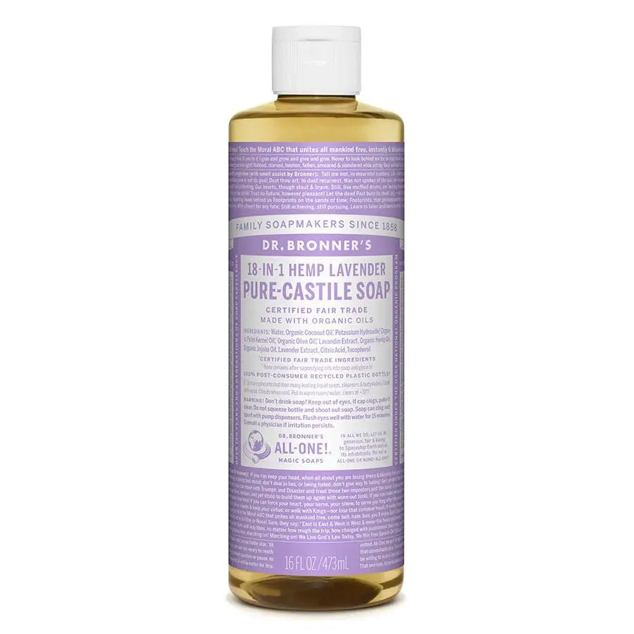 Jabón de Castilla puro 18 en 1 del Dr. Bronner (16 oz)